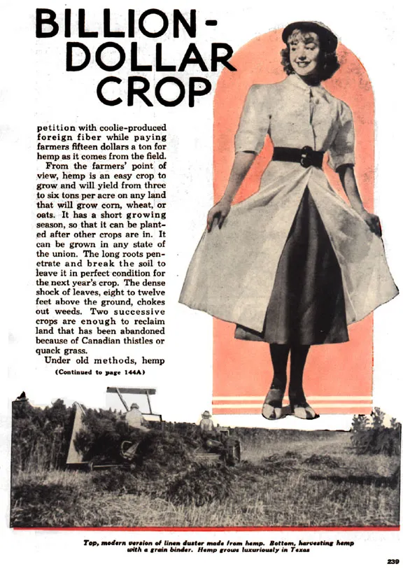 Popular Mechanics feature calling hemp the new billion-dollar crop